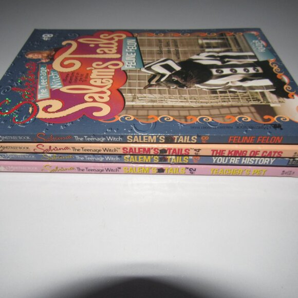 Sabrina the Teenage Witch - Salem’s Tails Book Lot (4 Titles, Minstrel Books - Picture 3 of 3
